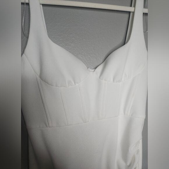 Zara draped elasticized mini dress - Picture 7 of 10